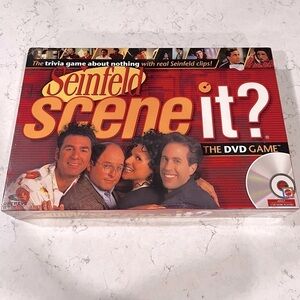 SEINFELD Scene It DVD Sealed Board Game 2008 Mattel
